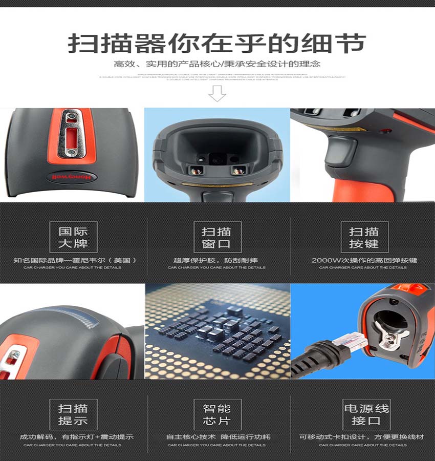 Honeywell 1910I工業(yè)級二維手持掃描器細(xì)節(jié)