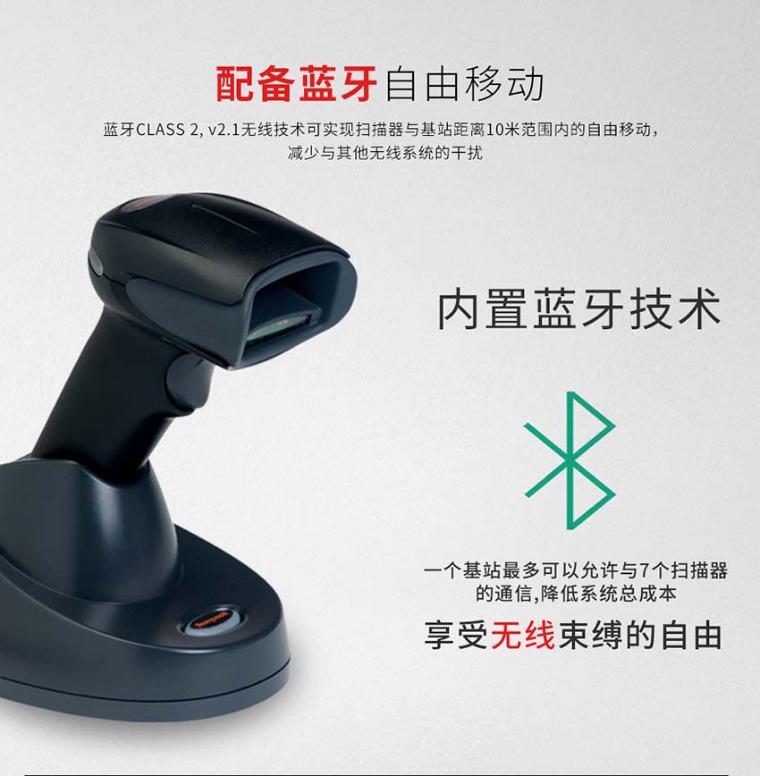 Honeywell 1902GHD二維無線影像條碼掃描器特點(diǎn)
